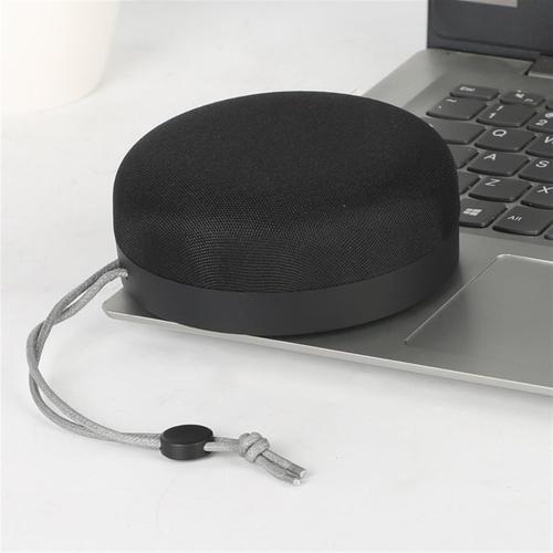 Enceinte Bluetooth Portable sans Fil Rechargeable en Tissu Haut-Parleur Portable TF FM Radio USB Stéréo Boîte À Musique en Plein Air Moto Vélo Mini Haut-Parleur (Color : Black)