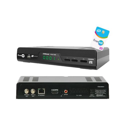 RECEPTEUR FRANSAT HD STARcom 9947 AVEC CARTE FRANSAT