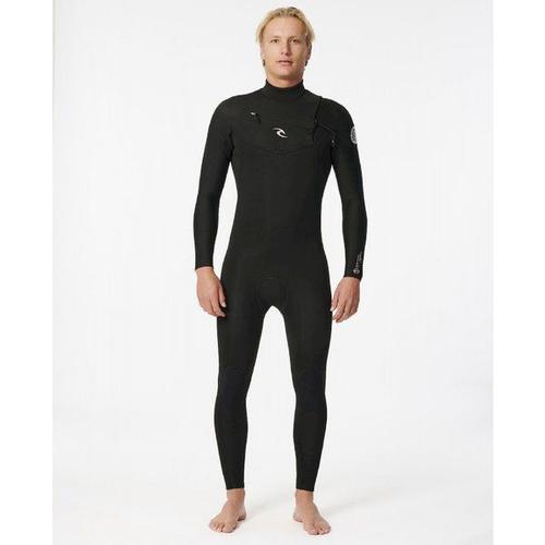 Dawn Patrol Perf 4/3 Mm Chest Zip Wetsuit - Combinaison De Surf Homme Black Ms - Ms