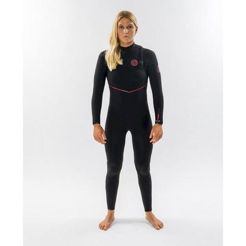 Women Flashbomb Fusion 4/3 Mm Zip Free Wetsuit - Combinaison De Surf Femme Black 12 - 12
