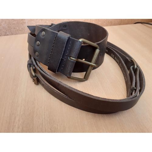 Ceinture En Cuir De Vachette De Marque Promod