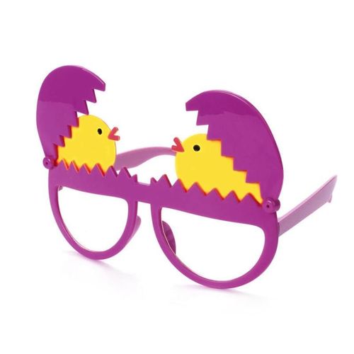 Lunettes Durables En Plastique Pour Halloween | Adorables Lunettes Pour Poussin De Pâques? Accessoires De Décoration De Fête De Pâques