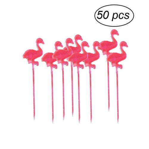 50 Pièces Flamant Rose Gâteau Décoration De Gâteaux Pics Gâteau Drapeaux Enfants Bébé Douche Anniversaire Mariage Gâteau Décoration Flamingo Fête Fournitures