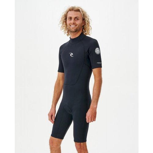 Freelite 2 Mm Short Sleeve Springsuit - Combinaison De Surf Homme Black L - L