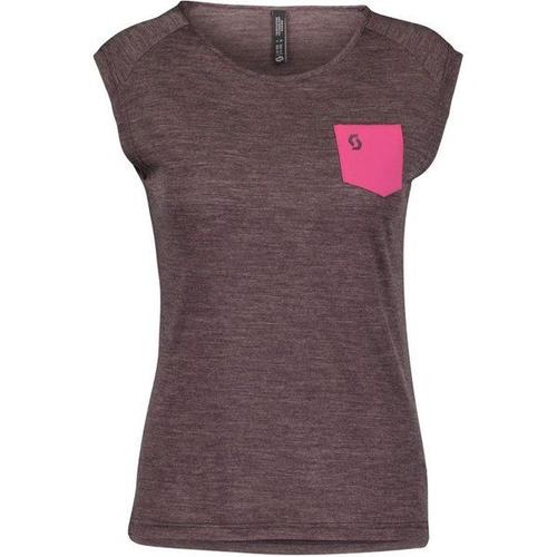 Defined Merino - Débardeur Femme Dark Purple S - S