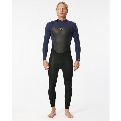 Omega 4/3 Mm Back Zip Wetsuit - Combinaison De Surf Homme Slate L - L