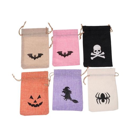 6 Pièces Lin Sacs À Cordon Pochette De Rangement Cadeaux Sac Cordon Pochette Emballage Cadeau Sac Bijoux Sac De Noël Taille M