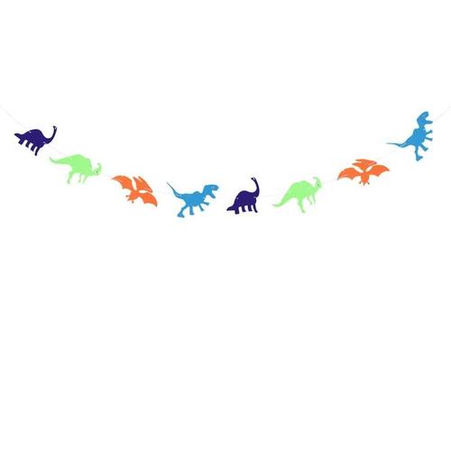 Dinosaure Non-Tissés Bannière Créative Mignon Animal Dinosaure Décor Bannière Pour La Fête D'anniversaire À La Maison