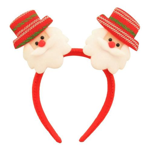 1pc Noël Bandeau Belle Lumineux Père Noël Chapeaux Cheveux Cerceau Casque Coiffe Noël Mascarade Fête Accessoires