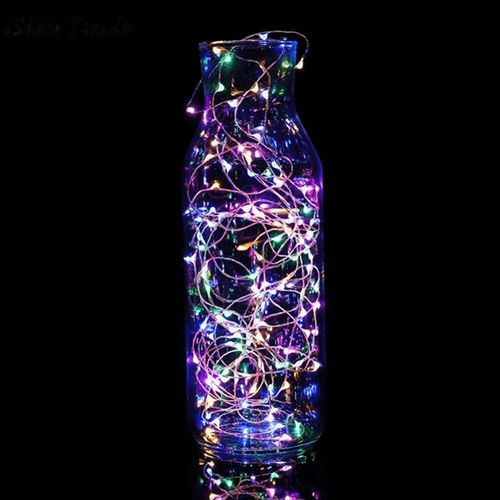 2019 Creative Bricolage 1m Chaîne Fée Lumière 10 Led Batterie Lampe Bonne Année Mariages Arbre De Noël Mariage Décoration De La Maison