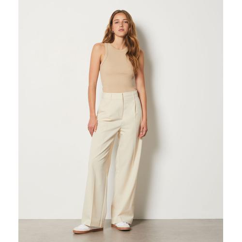 Pantalon Coupe Droite - A Agathi - 42 - Honey - Femme - Etam