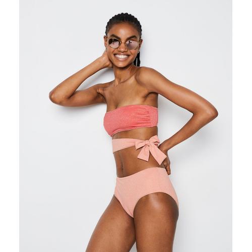 Bandeau Haut De Maillot Pailleté - Boreal - 44 - Rose - Femme - Etam