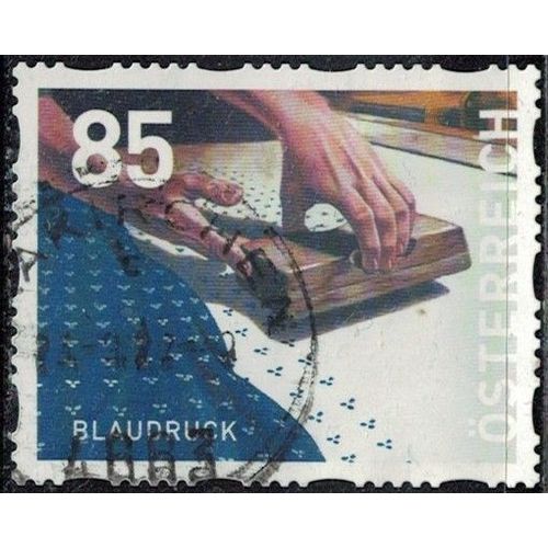 Autriche 2022 Oblitéré Used Plan Impression Blaudruck Blueprint Y&t At 2977 Su