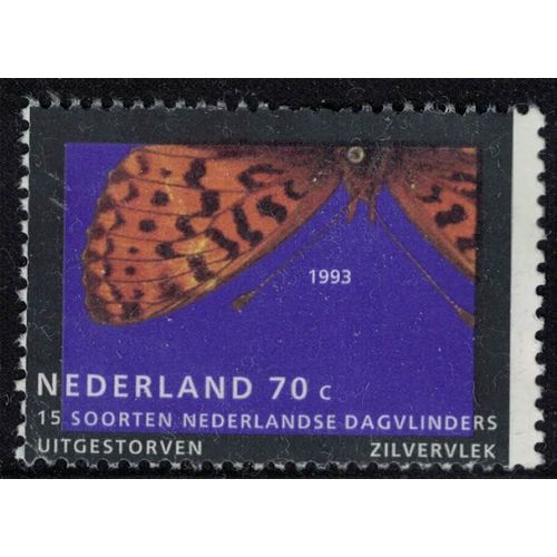 Pays Bas 1993 Used Papillon Boloria Euphrosyne Grand Collier Argenté Su