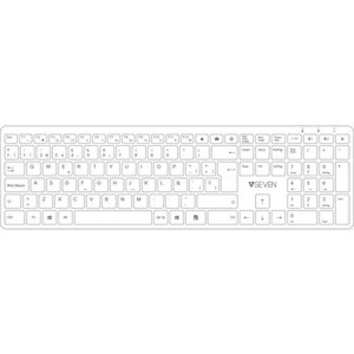 v7 - input devices bluetooth silent keyboard es 2.4ghz dual mode english qwerty