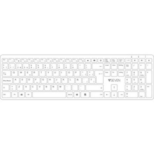 v7 - input devices bluetooth silent keyboard es 2.4ghz dual mode english qwerty