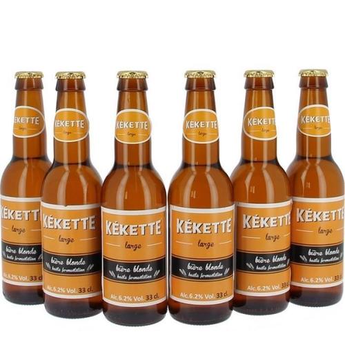 Bière La Kekette Blonde 6.2% 6x33cl - Made In Calvados