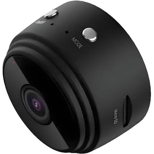 JCHENG Mini caméra espion HD 1080p Vision nocturne Détection de mouvement Caméra espion sans fil Mini W-iFi Caméra espion cachée Surveillance à distance