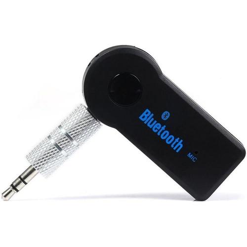 Récepteur Bluetooth, Récepteur Adaptateur sans Fil Voiture(AUX) 3.5mm avec appels Mains Libres, pour Les écouteurs, Portables, Haut-parleurs, chaîne stéréo et Audio de Voiture.