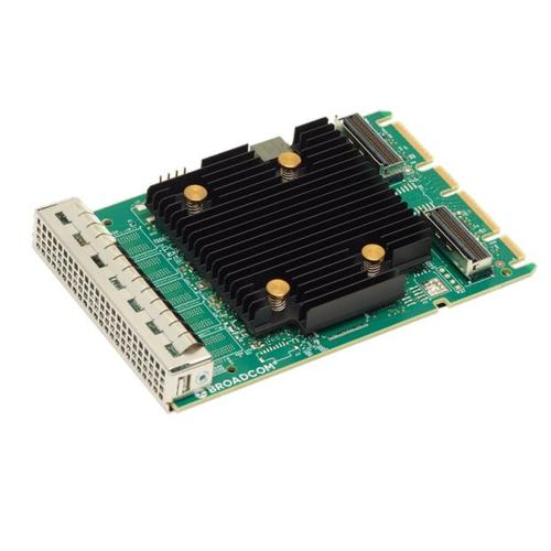 Broadcom 9502-16i - Contrôleur de stockage - Tri-Mode OCP 3.0 - 16 Canal - SATA 6Gb/s / SAS 12Gb/s / PCIe 4.0 (NVMe) - profil bas - PCIe 4.0 x8