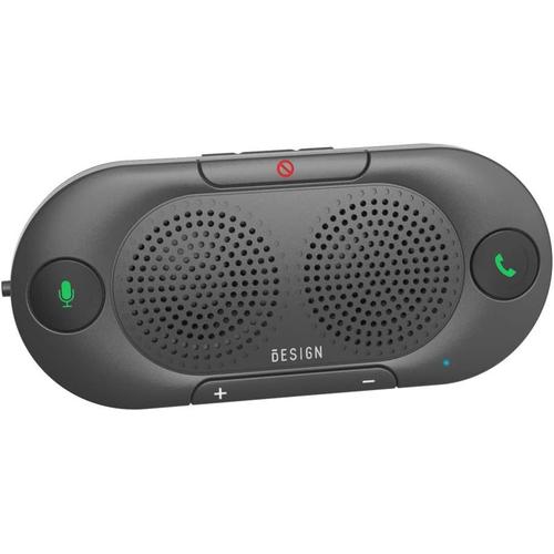 Bk06 Kit-Voiture Mains Libres Bluetooth Pour Voiture Sur Pare-Soleil, Support Du Gps, Kit Mains-Libres Et Enceinte Sans Fil Pour Smartphones, 2x2w De Puissance, Auto Allumage-Extinction