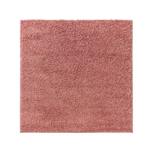 Tapis Shaggy À Poils Longs Soho Rose 200x200 Cm - Tapis Doux Pour Salon