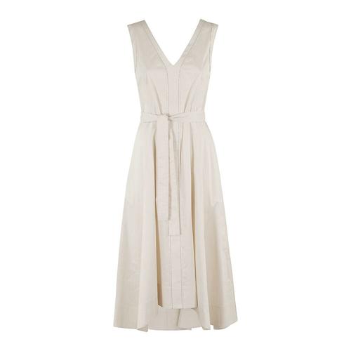 Peserico - Dresses > Day Dresses > Midi Dresses - Beige