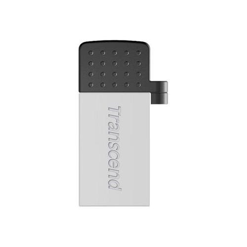 Transcend JetFlash Mobile 380 - Clé USB - 32 Go - USB 2.0 - argent