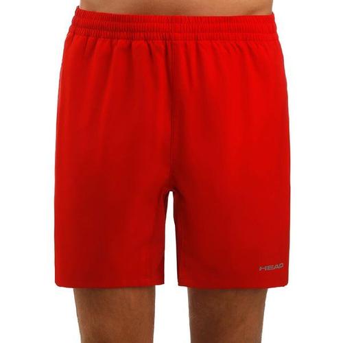 Club 7in Shorts Hommes - Rouge , Argent