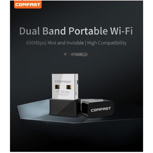 ComFast Wifi 650Mbps Double Bande Clé Usb