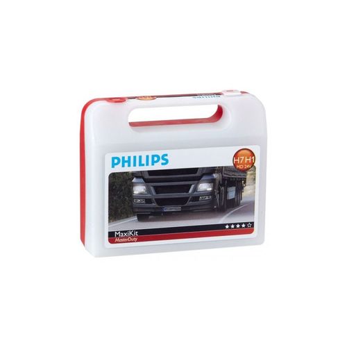 Coffret Ampoules Maxi Kit Philips H7/H1 24v Camion