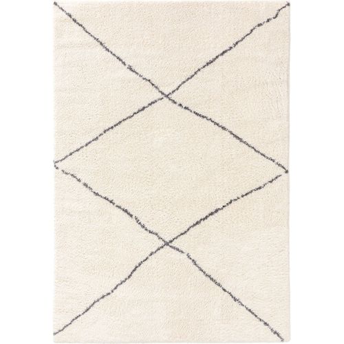 Tapis À Poils Longs Benno Crème 140x200 Cm - Tapis Style Berbère