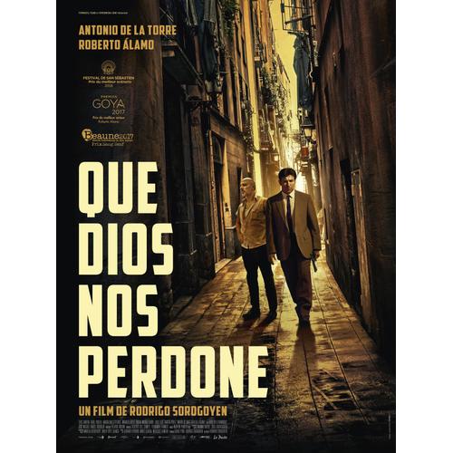 Que Dios Nos Perdone - Véritable Affiche De Cinéma Pliée - Format 120x160 Cm - De Rodrigo Sorogoyen Avec Antonio De La Torre, Roberto Alamo, Javier Pereira - 2016