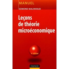 Leçons De Théorie Microéconomique