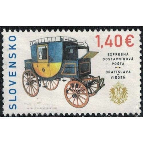 Slovaquie 2023 Used Service De Diligence Express Bratislava Vienne Y&t Sk 881 Su
