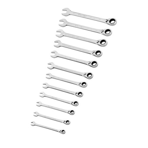 Stanley Jeu de clés mixtes à cliquetl, 12 pcs - FMMT82849-0