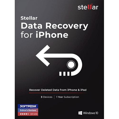 Stellar Data Recovery For Iphone Windows V5.0.0.6 - Logiciel En Téléchargement - Pc