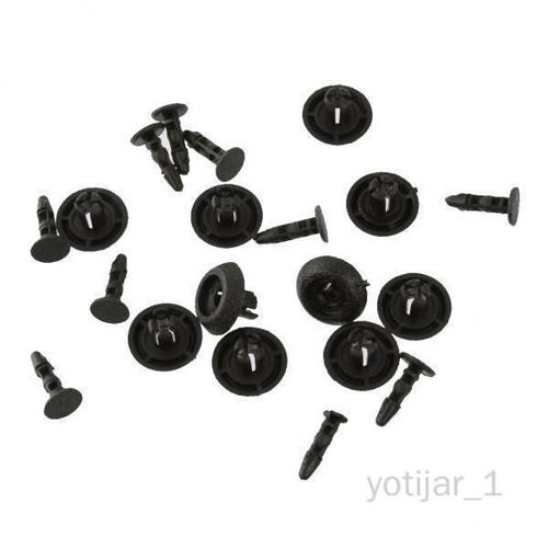 Yotijar Clips De Retenue De Calandre De Pare-Chocs De Type Poussoir, 6x10 Pièces, 90467 ? 07211 Pour