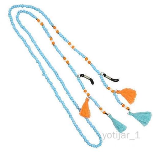 Yotijar 6xglass Perles Brin Lunettes Lunettes De Soleil Cordon Gland Collier