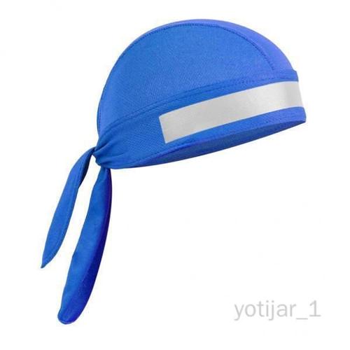 Yotijar 6xwindproof Cyclisme Bandana Chapeau Extérieur Vélo Bonnet Crâne Casquette Capuche Bleu