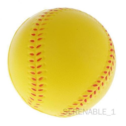 6xpratique Baseball Entraînement Balle Sport Équipe Jeu Match Élastique Softball 9cm