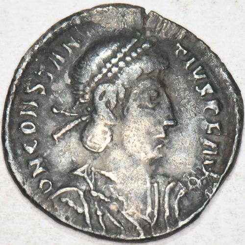 Rome - Très Belle Silique De Constance Ii - Argent - Votis Xxx Mvltis Xxxx - Vers 360 - E069