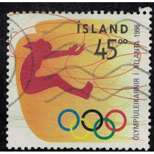 Islande 1996 Oblitéré Used Jeux Olympiques Atlanta Saut En Longueur Su