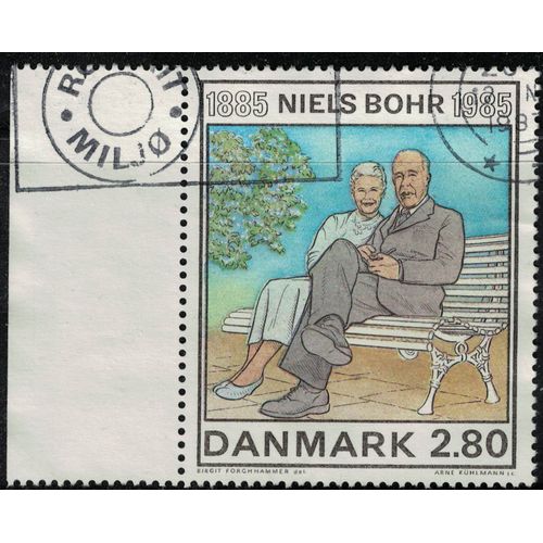 Danemark 1985 Oblitéré Used Niels Bohr Physicien Et Épouse Margrethe Norlung Su