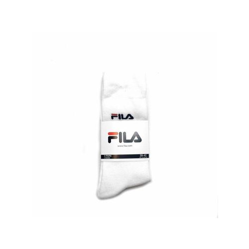 Vetements: Pack 3 Chaussettes Fila Street Blanche-Taille-39/42