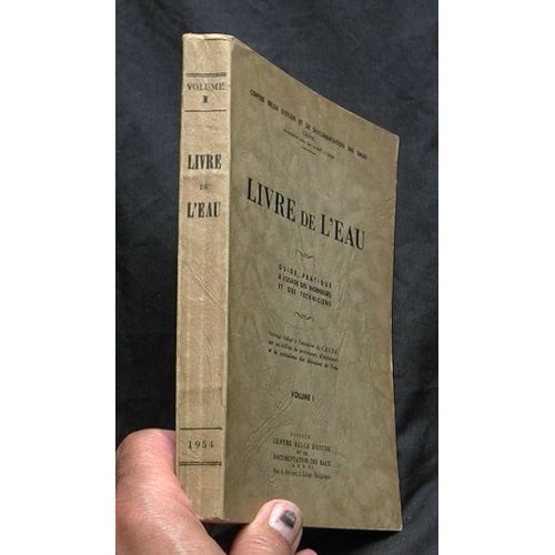 Livre De L'eau Guide Pratique À L'usage Des Ingénieurs & Techniciens