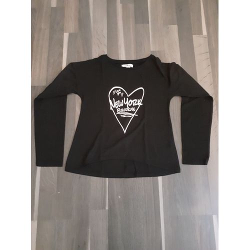 T-Shirt Noir 10 Ans La Halle