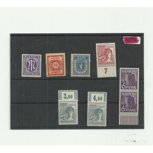 Allemagne 8 Timbres Anciens Neuf** (Voir Scan)