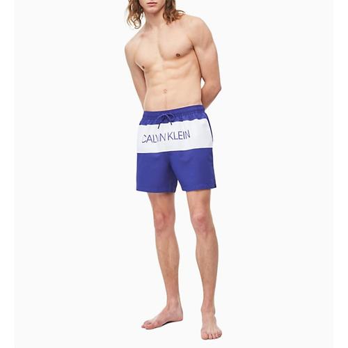 Maillot De Bain Calvin Klein Drawstring Full Tape Homme Bleu