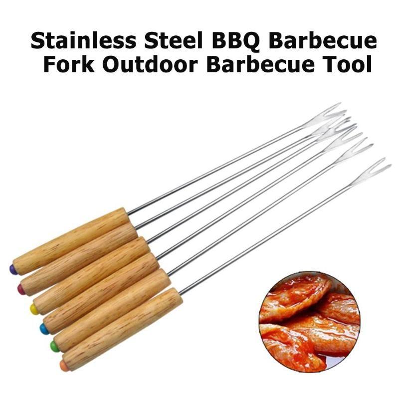 Bton de Barbecue en acier inoxydable Rti? brochette de via... - 2